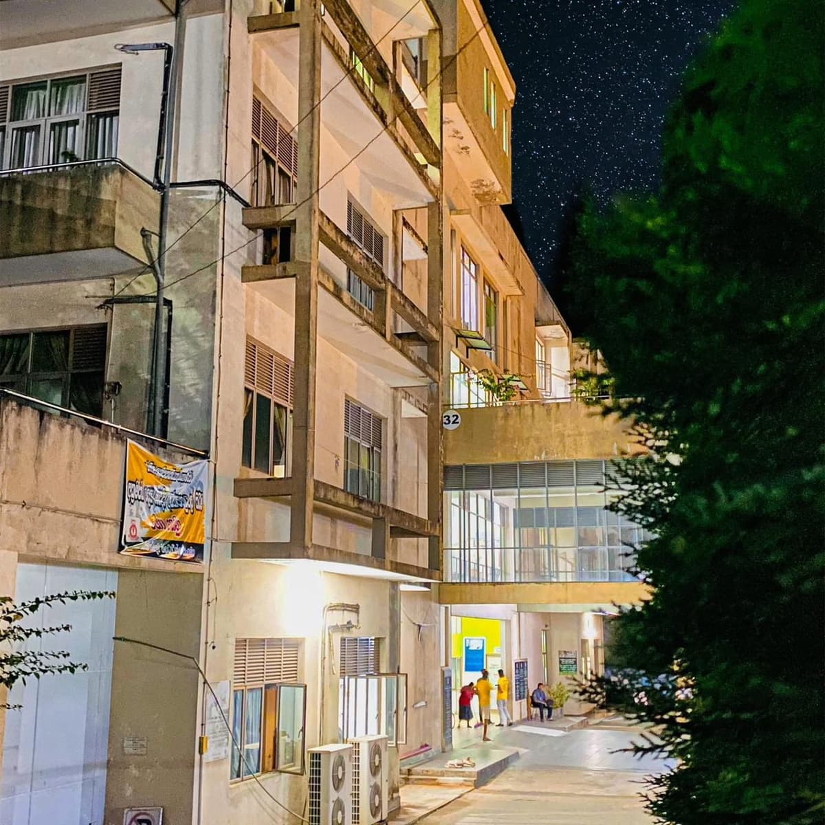 Old hospital building